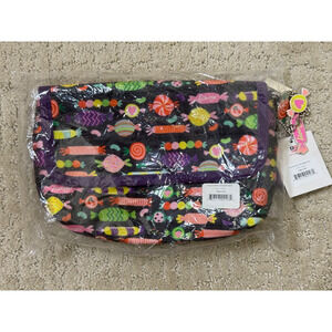 Harveys Seatbelt Bag Foldover Crossbody I Want Candy NEW NWT in Bag Black Pink